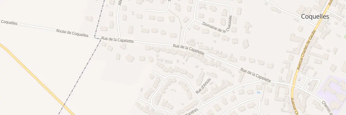 Plan du 41 Rue de la Capelette à Coquelles