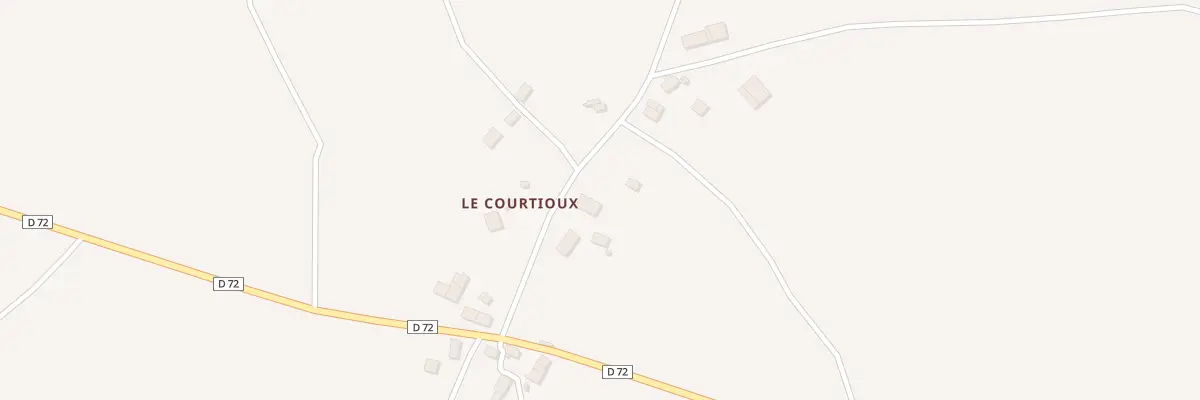 Plan du 5060 Le Courtioux à La Buxerette