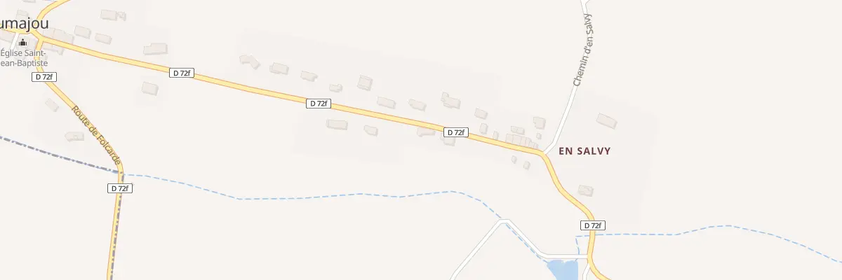 Plan de En Salvy à Rieumajou