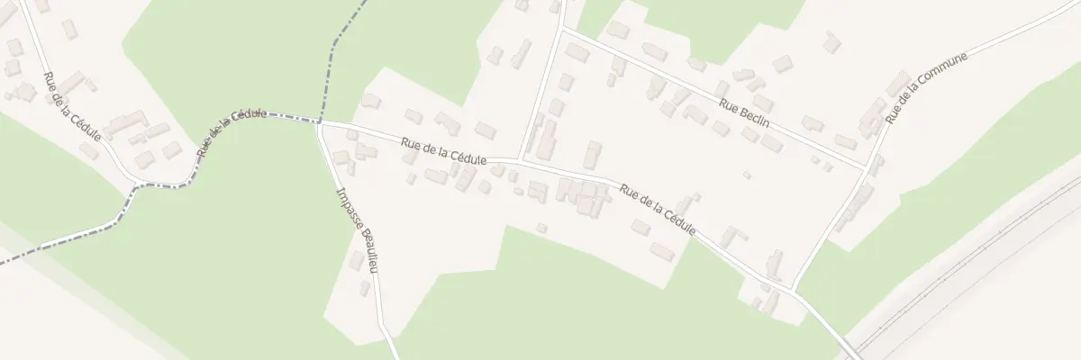 Plan du 233 Rue de la Cédule à Caffiers