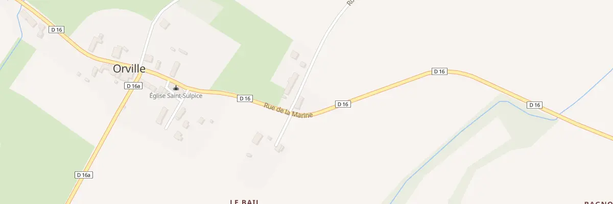 Plan du 5004 Le Bourg à Orville