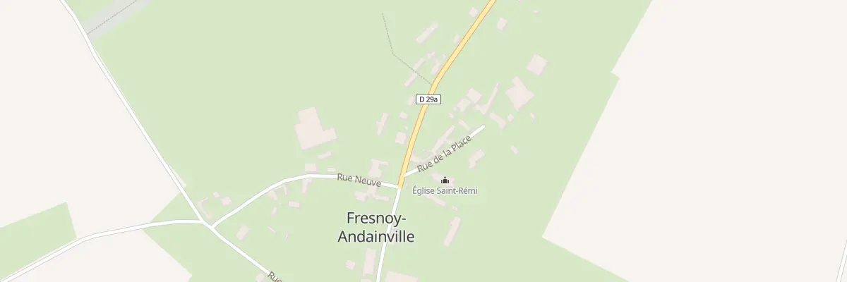 Plan du 5005 Le Village à Fresnoy-Andainville