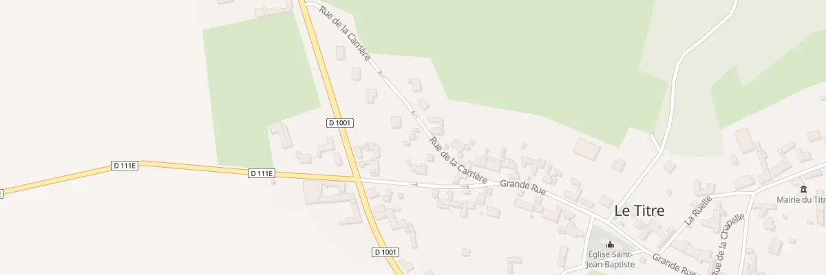 Plan du 1 Rue de la Carrière au Titre