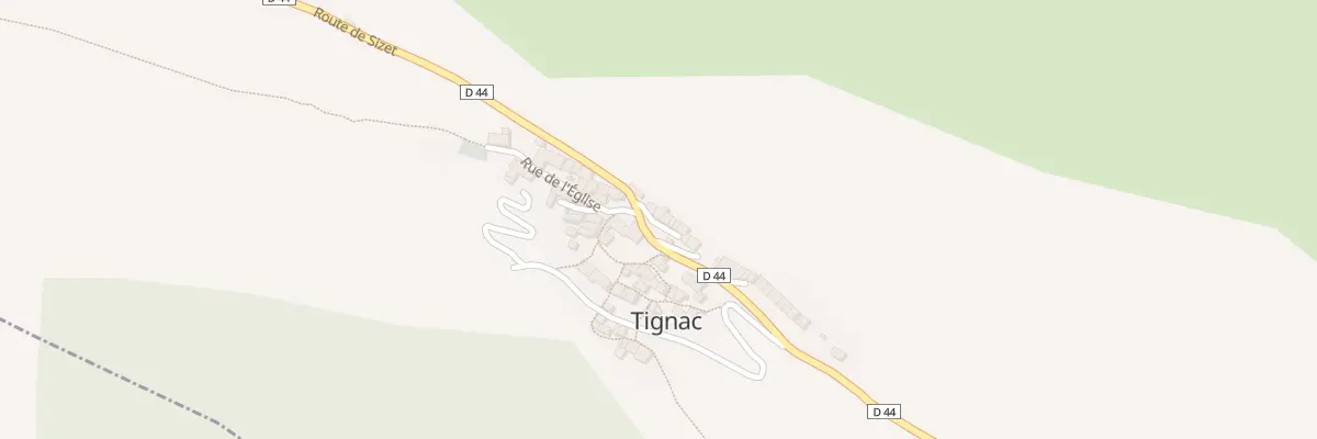 Plan du 6 Village de Tignac à Tignac