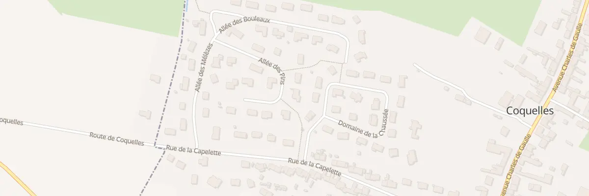 Plan du 9 All des Pins à Coquelles