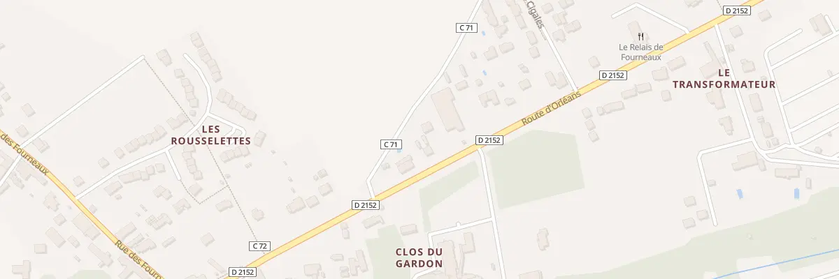 Plan du 23 Rte d’Orléans à Chaingy