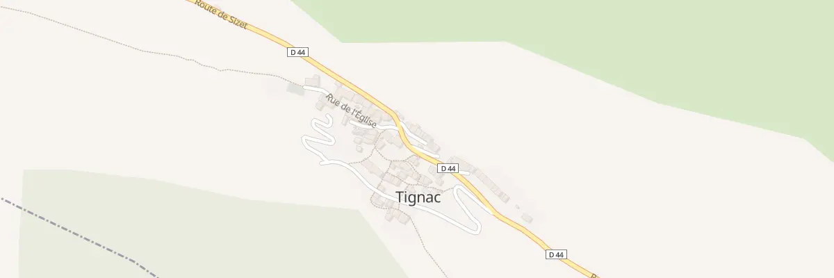 Plan du 7 Village de Tignac à Tignac