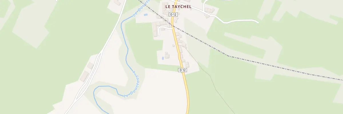 Plan du 10 Le Taychel à Lieurac