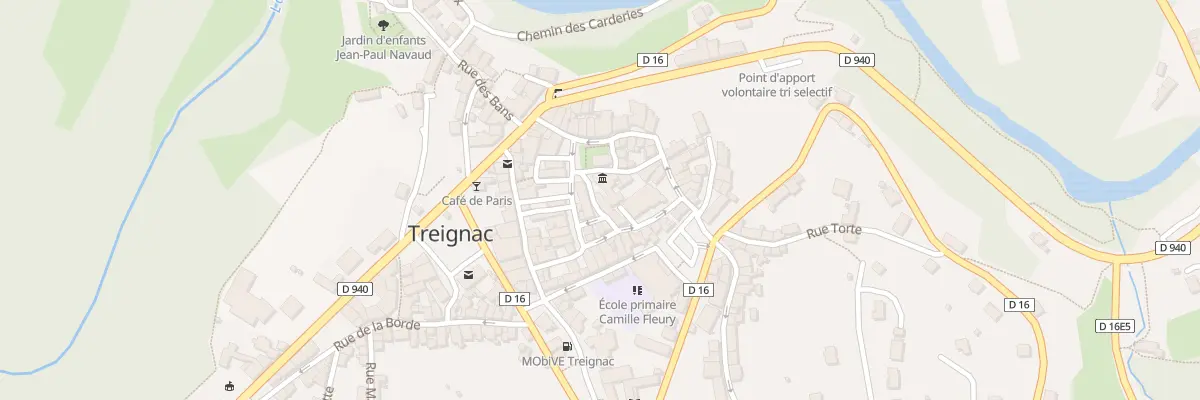 Plan du 9 Pl de la Halle à Treignac