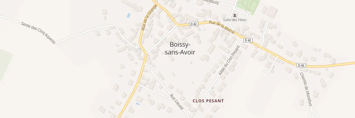 Plan du 5 Rue des Moulins à Boissy-sans-Avoir
