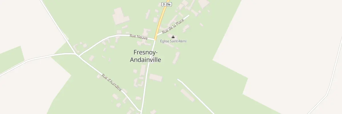 Plan du 1 Rue d’Andainville à Fresnoy-Andainville