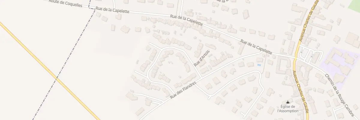 Plan du 9 Rue d’Artois à Coquelles