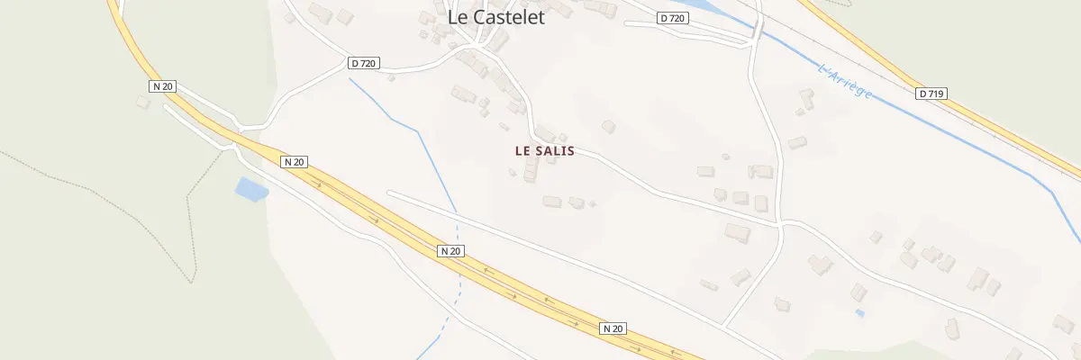 Plan du 5 Le Salis à Perles-et-Castelet