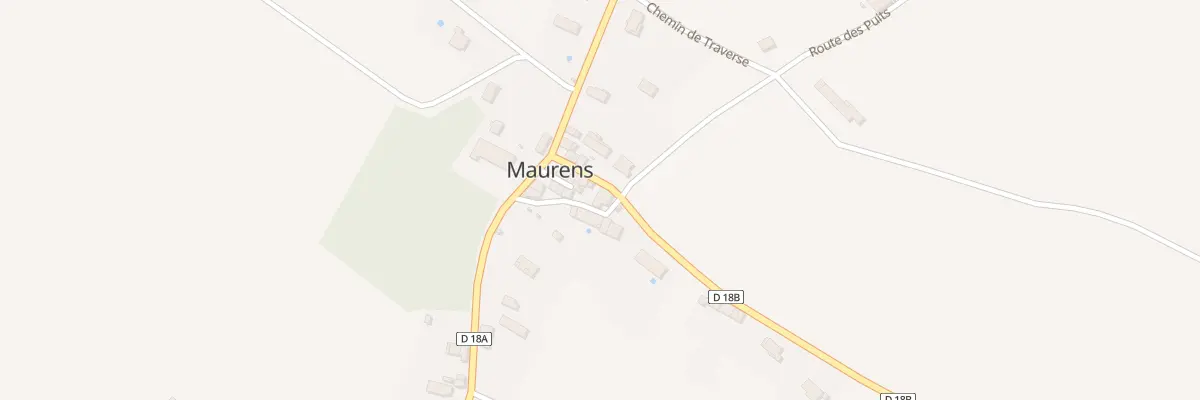 Plan du 23 Village à Maurens