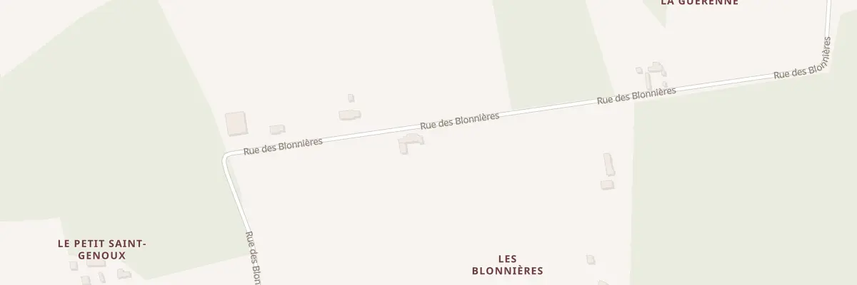 Plan du 169 Les Blonnieres à Millançay