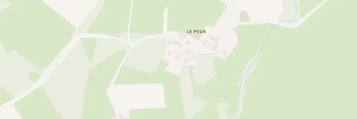 Plan du 9 Le Peux à Chéniers