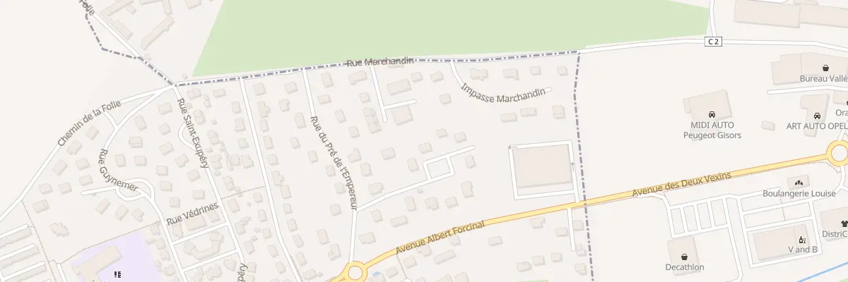 Plan du 22 Rue du Pré de l’Empereur à Gisors