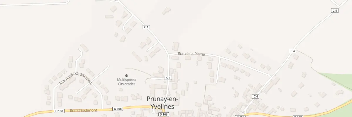 Plan du 2 Rue de la Plaine à Prunay-en-Yvelines