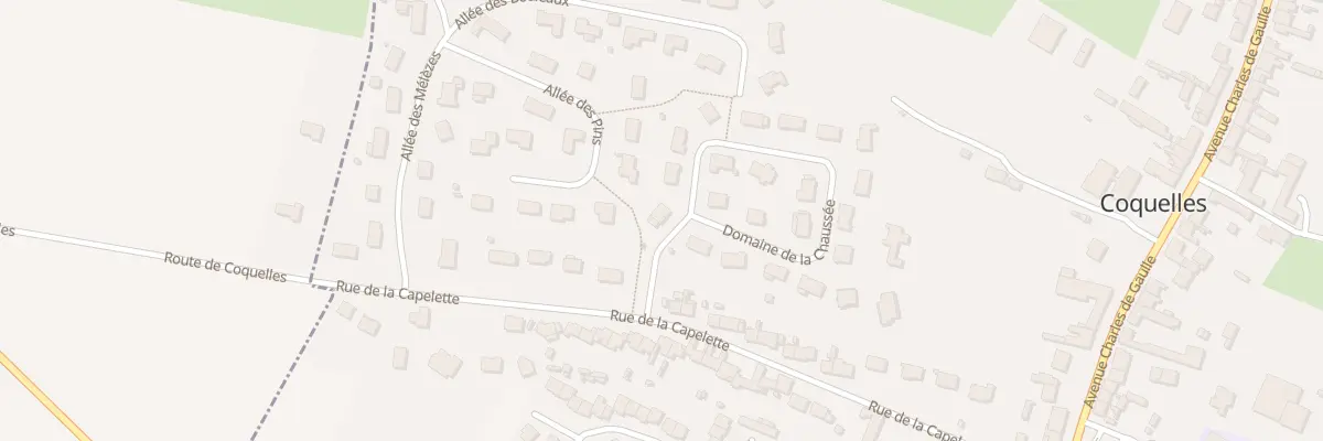 Plan du 1 Domaine de la Chaussée à Coquelles