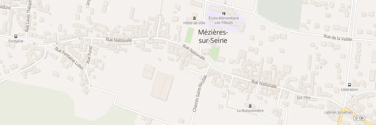 Plan du 123T Rue Nationale à Mézières-sur-Seine