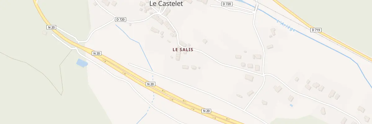Plan du 7 Le Salis à Perles-et-Castelet