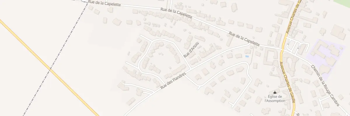 Plan du 5 Rue d’Artois à Coquelles