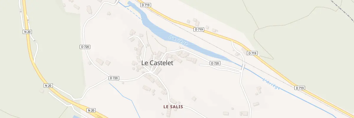Plan du 9 Bout à Perles-et-Castelet
