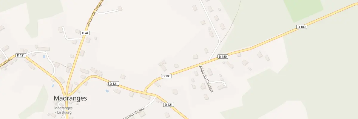 Plan du 3 Rte de Veix à Madranges