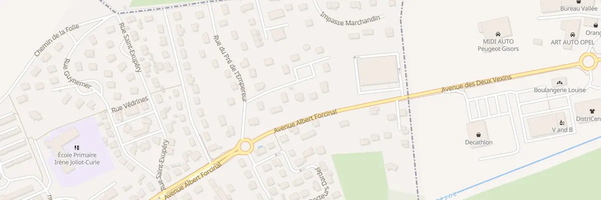 Plan du 28 Rue du Pré de l’Empereur à Gisors