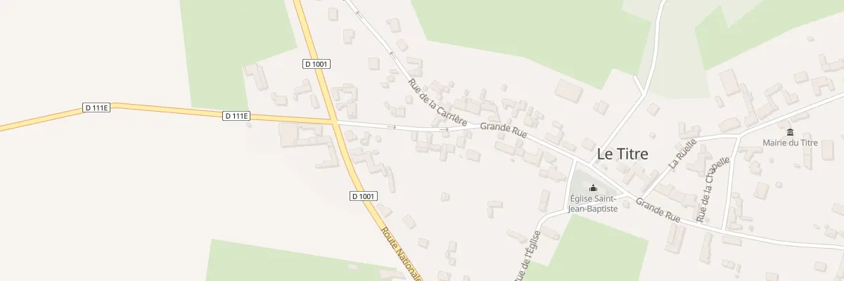 Plan du 2 Rue Grande Rue au Titre