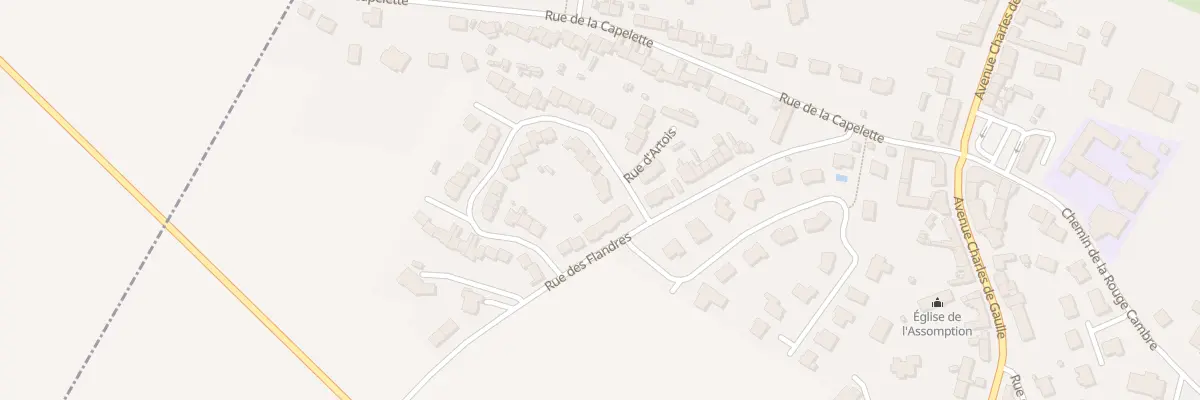 Plan du 1 Rue d’Artois à Coquelles