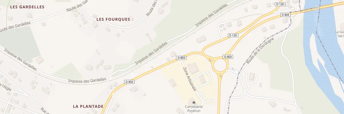 Plan du 5347 Domaine de Lafon à Puybrun