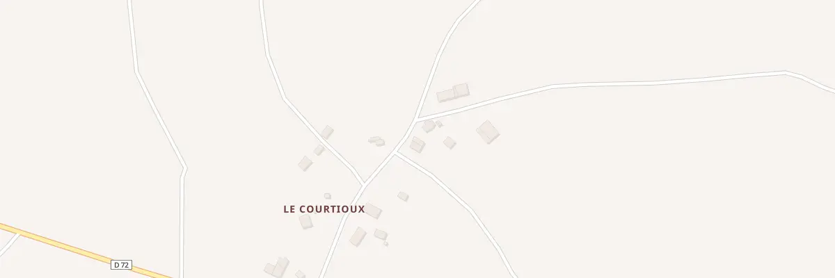 Plan du 5025 Le Courtioux à La Buxerette