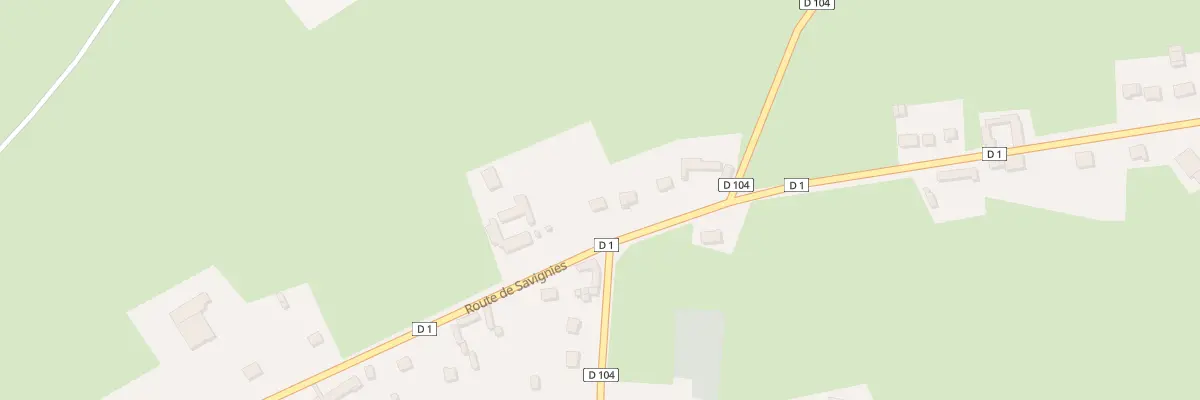 Plan du 13 Rte de Savignies à Villers-sur-Auchy