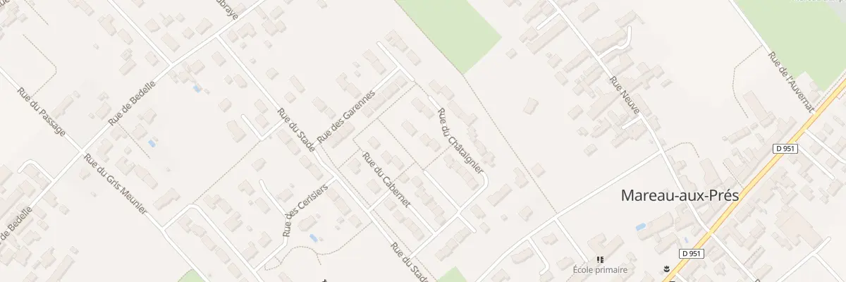 Plan du 203 Rue du Chataignier à Mareau-aux-Prés