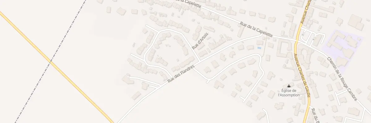 Plan du 28 Rue des Flandres à Coquelles