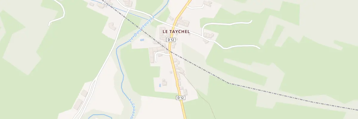 Plan du 3 Le Taychel à Lieurac