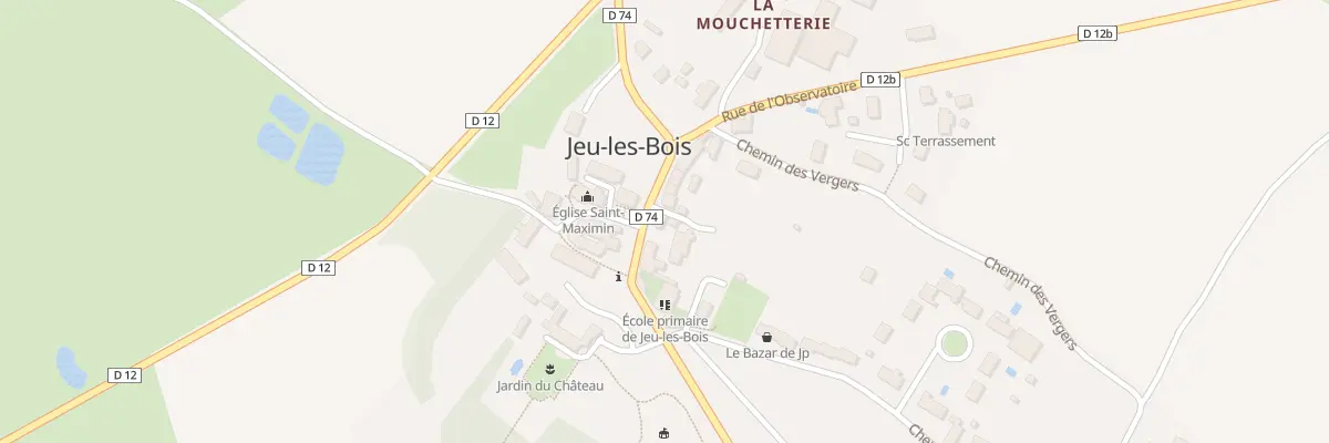Plan du 5017 Le Bourg à Jeu-les-Bois