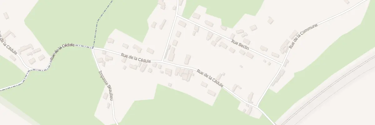 Plan du 190 Rue de la Cédule à Caffiers