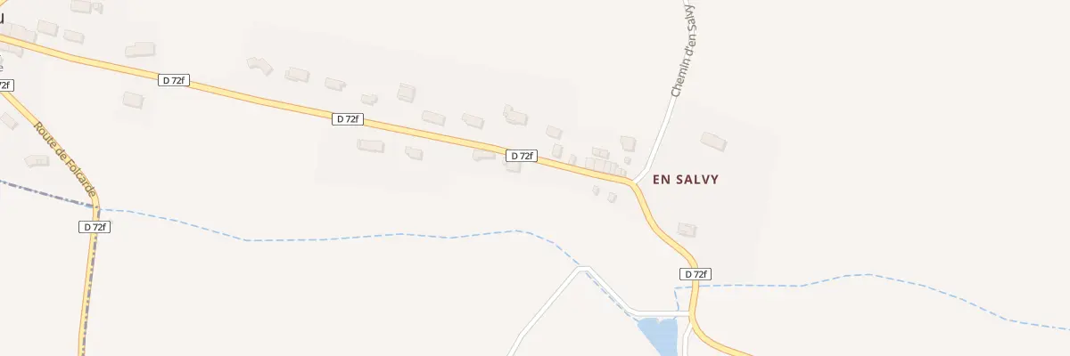 Plan du 5000F En Salvy à Rieumajou