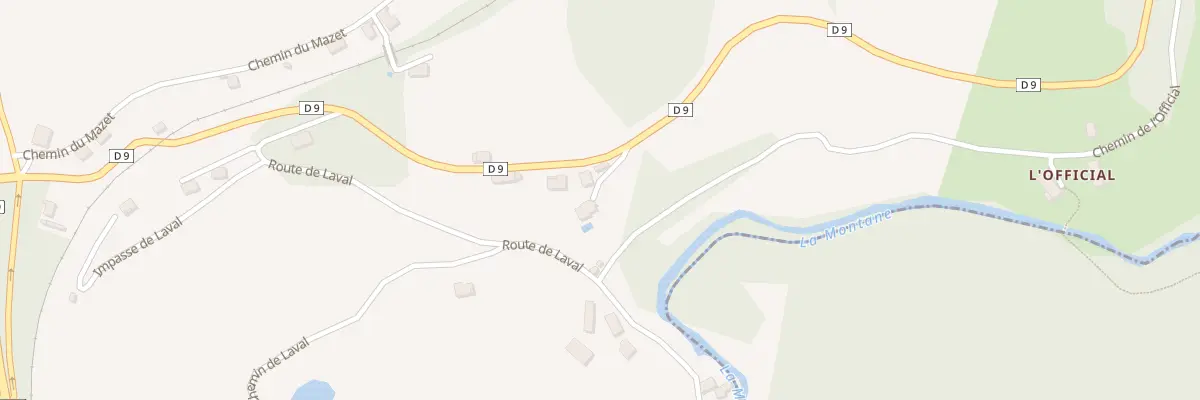Plan du 10 Rte du Pont de la Prade à Tulle