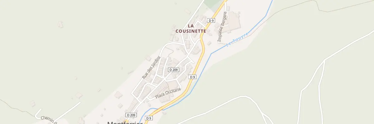 Plan du 5003 Rue de la Poste à Montferrier