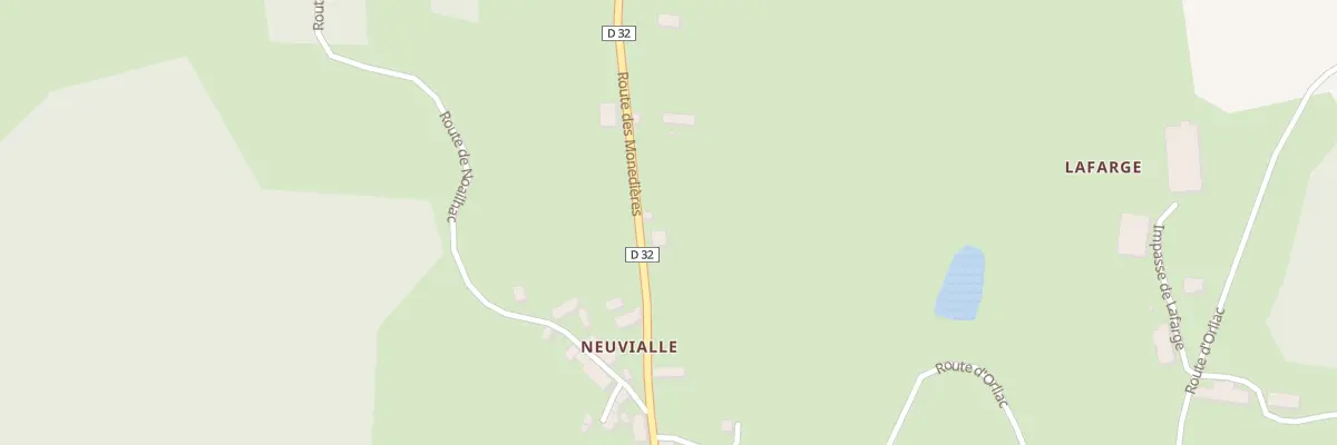 Plan du 5075 Neuvialle à Orliac-de-Bar