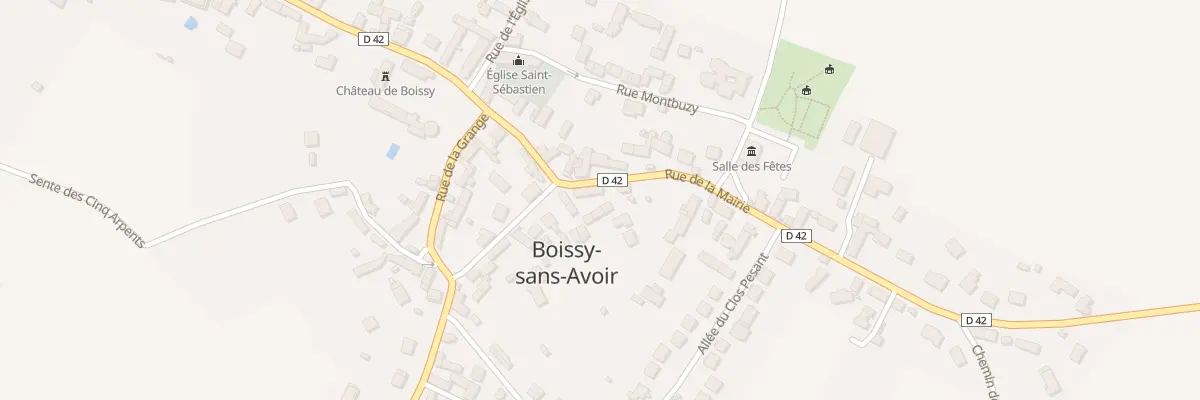 Plan du 8B Rue de la Mairie à Boissy-sans-Avoir