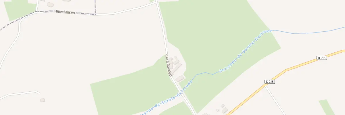 Plan du 16 Rue à Baudets à Longfossé