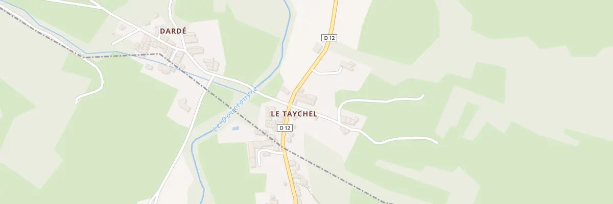 Plan du 159 Hameau du Taychel à Dun