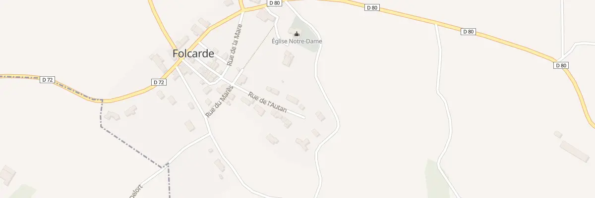 Plan du 518 Village à Folcarde