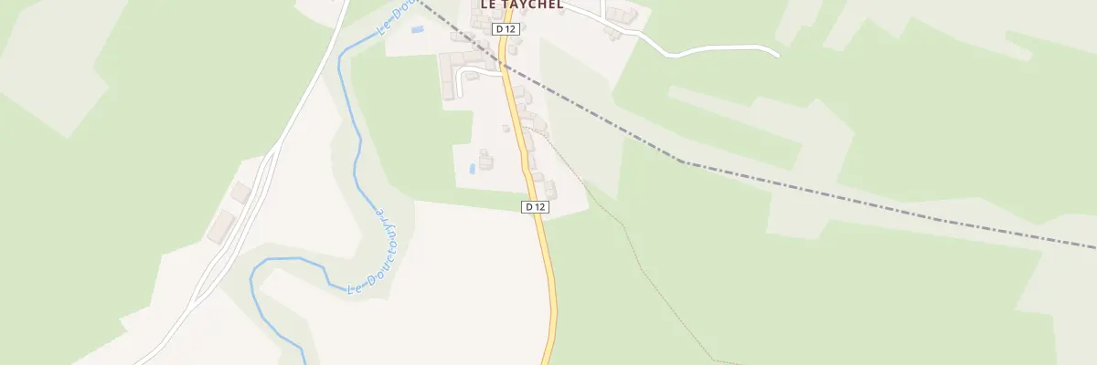 Plan du 9 Le Taychel à Lieurac