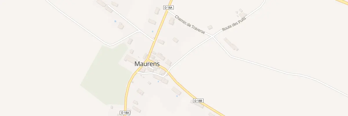 Plan du 14 Village à Maurens