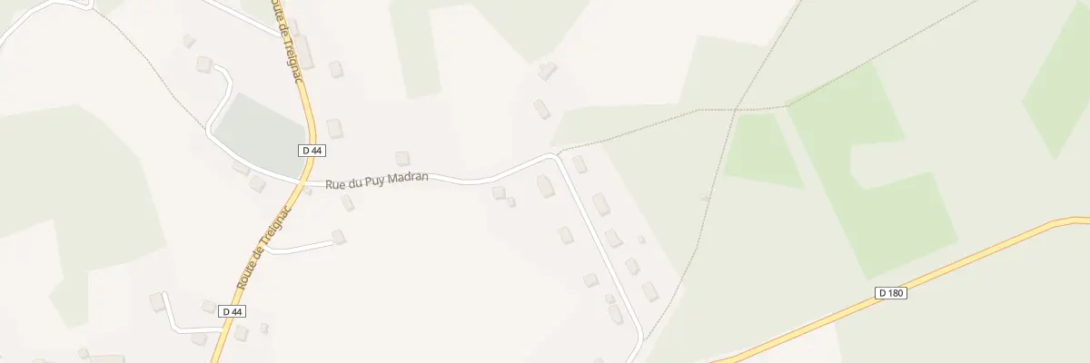 Plan du 9 Rue du Puy Madran à Madranges
